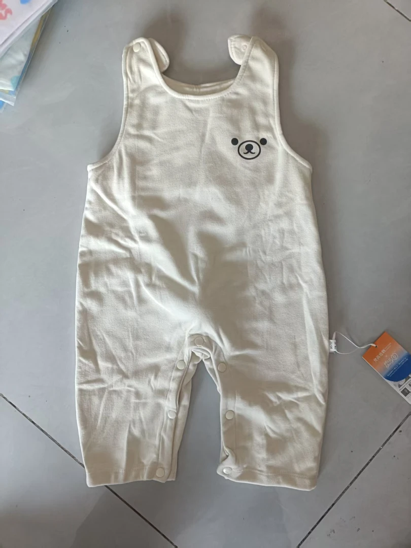 羊绒蚕丝小兔背带裤儿童