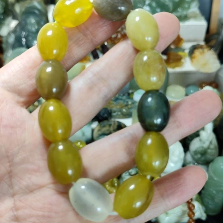 岫玉未镶嵌手串款式手串