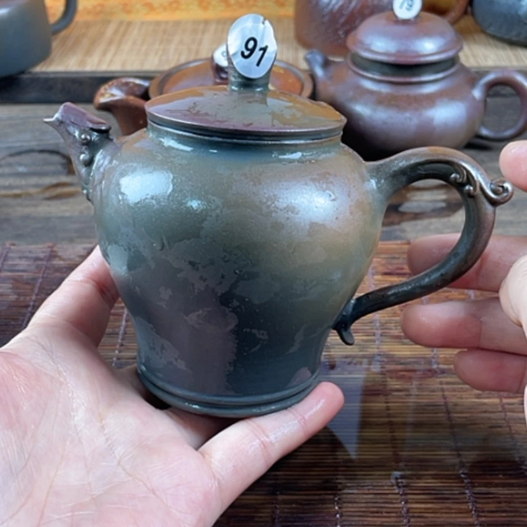 【闪购商品】柴烧茶壶260毫升左右微瑕