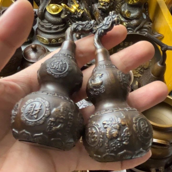 精美铜器摆件藏收