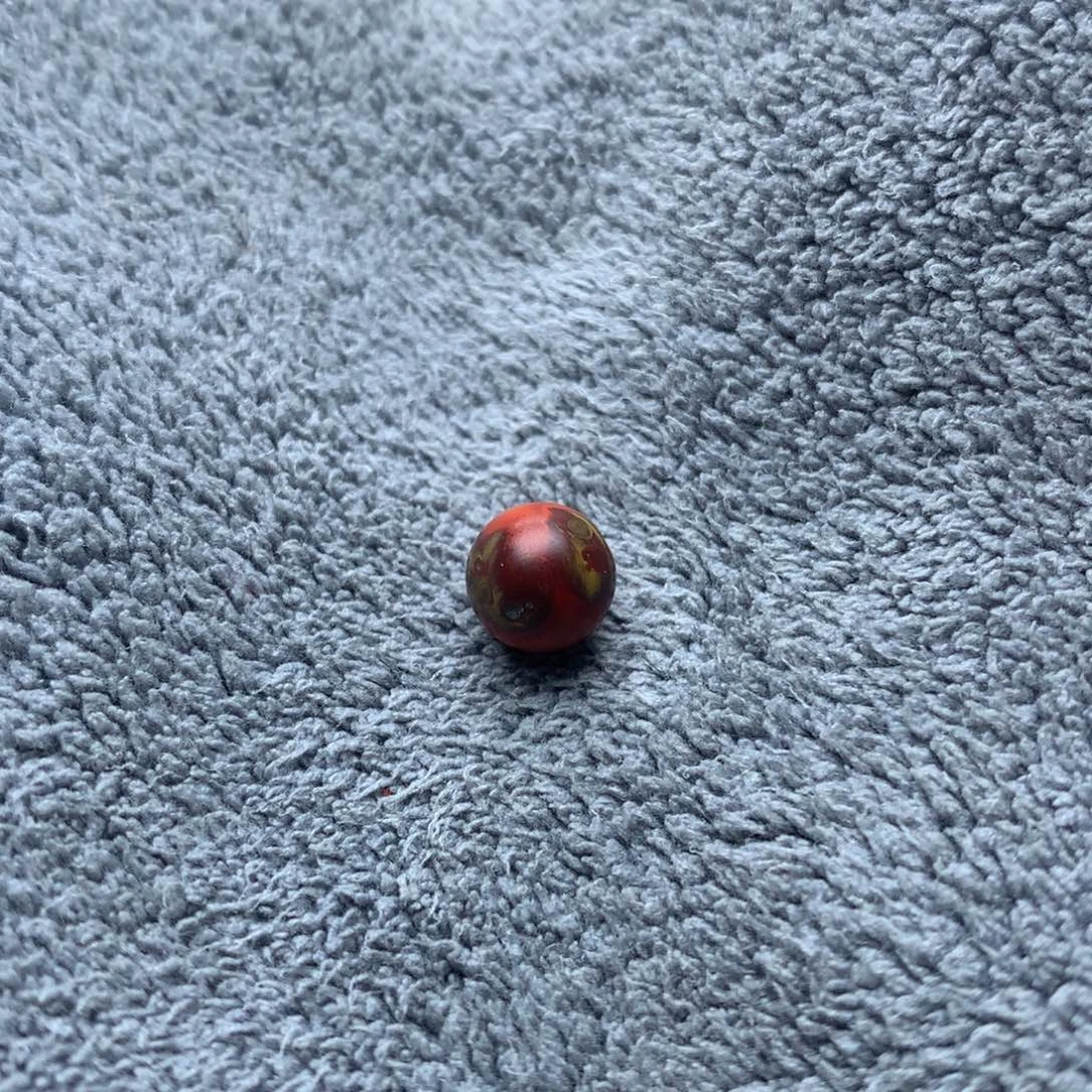 南红玛瑙珠子未镶嵌小*鱼