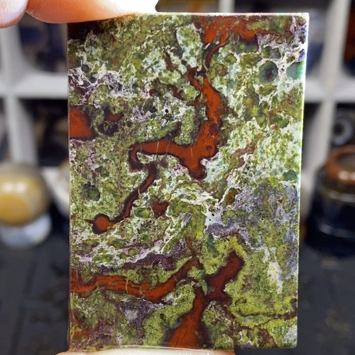 玛瑙/玉髓足铂镶嵌颈饰