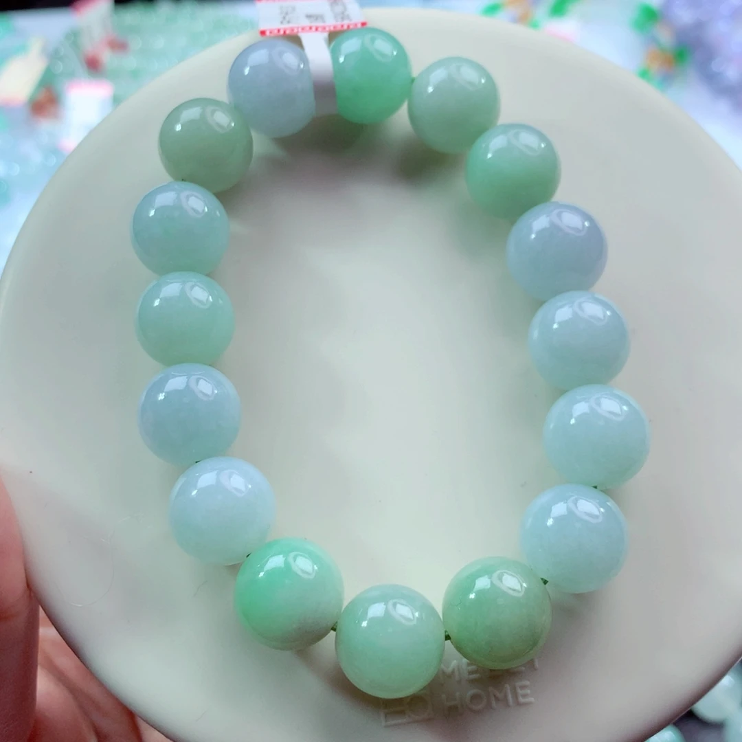 翡翠未镶嵌手链卡13