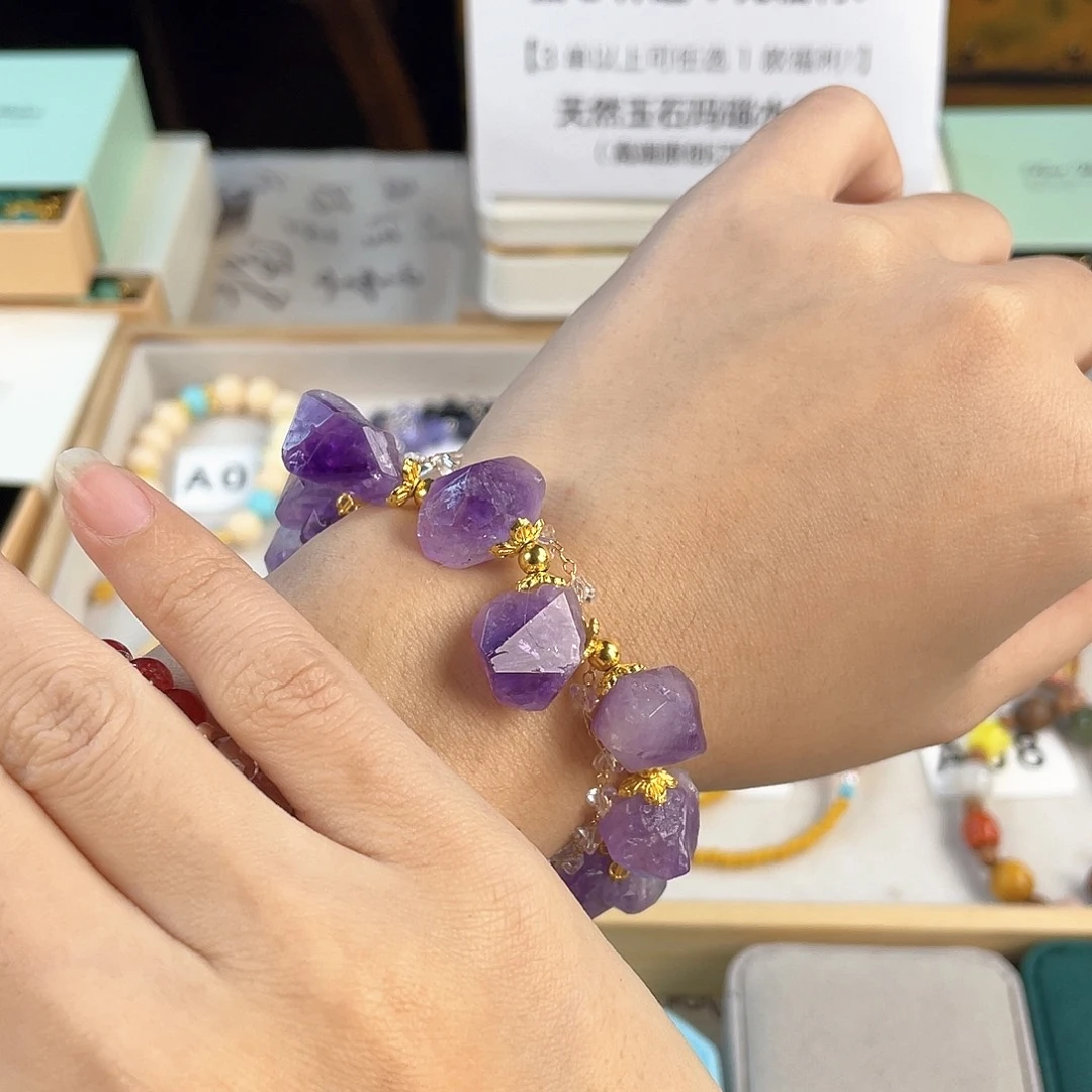 针钠钙石手饰银S925镀金镶嵌