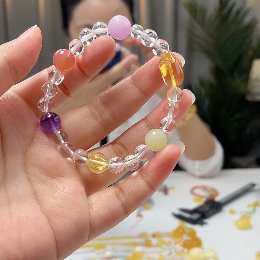 未镶嵌琥珀裸石琥珀手串