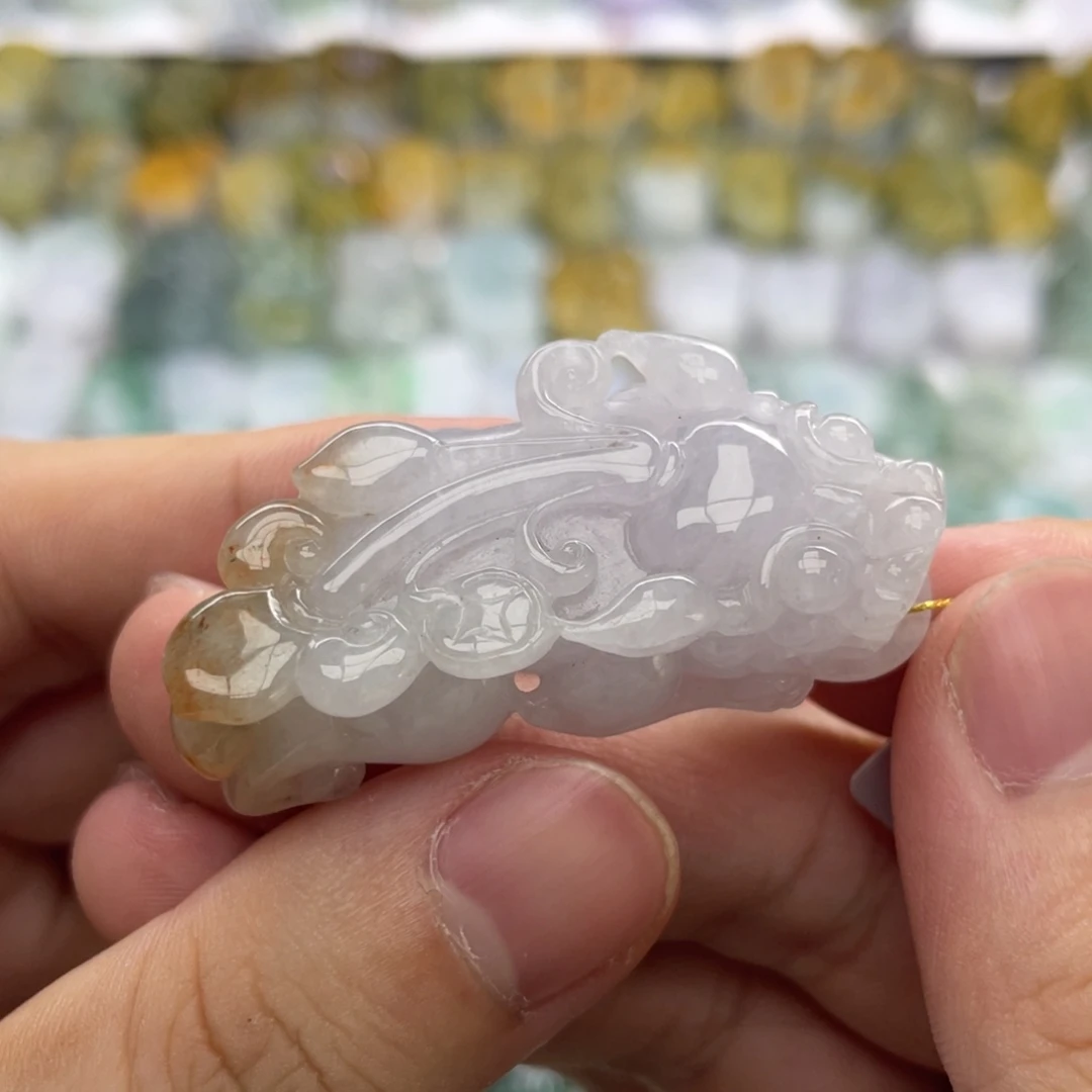 翡翠未镶嵌颈饰貔貅5