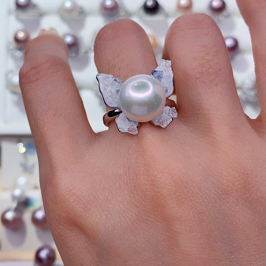 未镶嵌淡水珍珠戒指