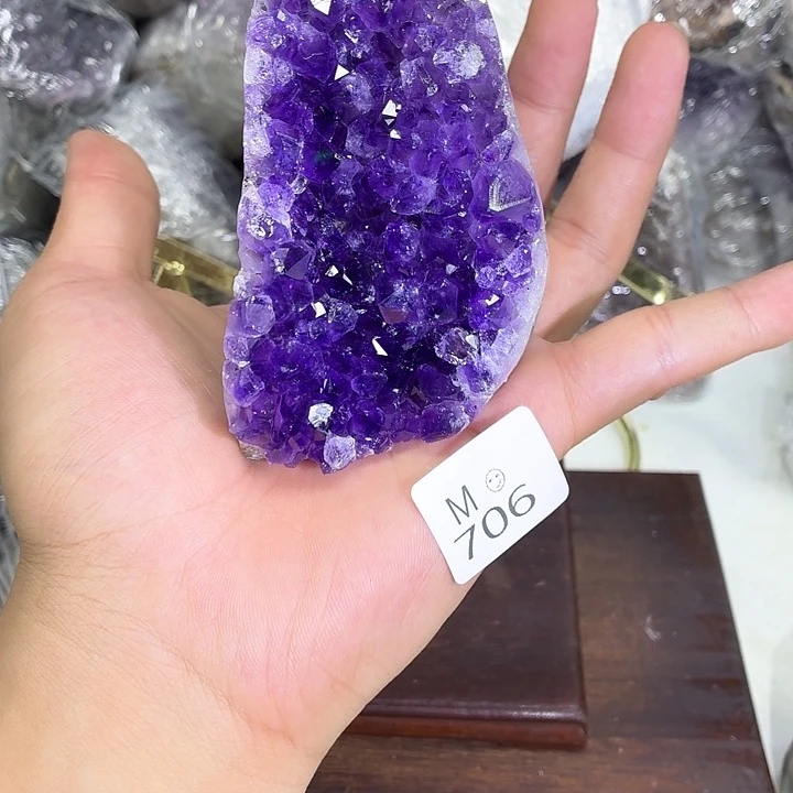 未镶嵌摆件紫晶水晶