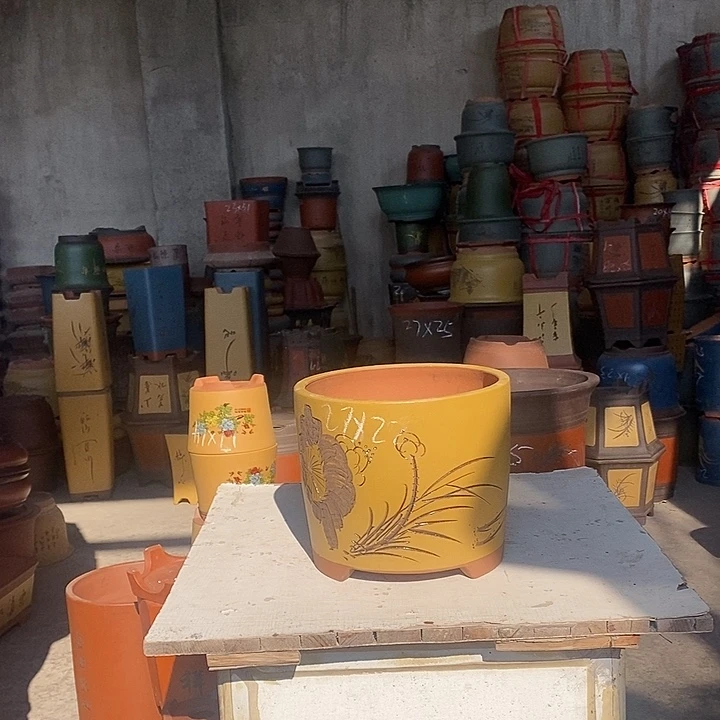 紫砂花盆紫砂花盆