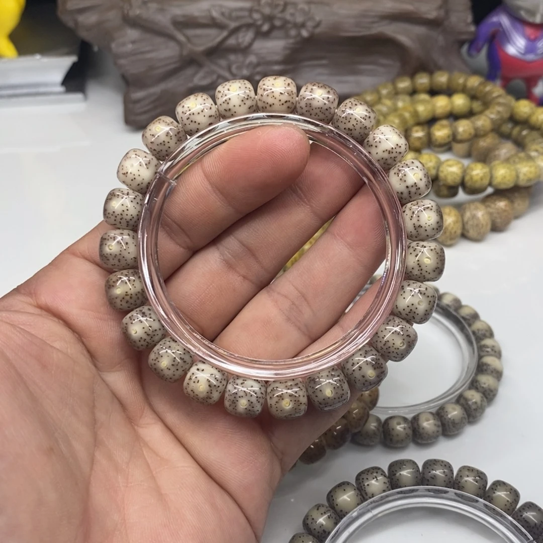手串星月菩提10x9糯冰润透