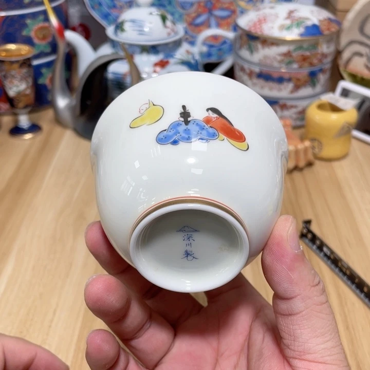 杯中古瓷器默认微瑕