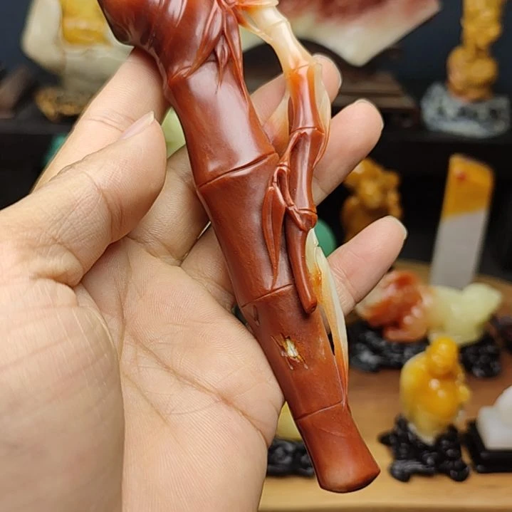 印石寿山石手把件手把件