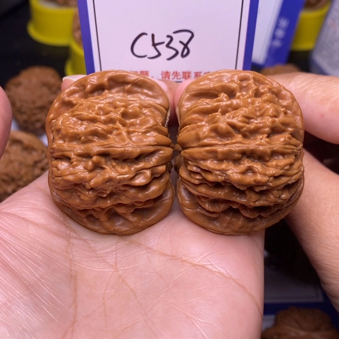 把件文玩核桃44四座楼c538