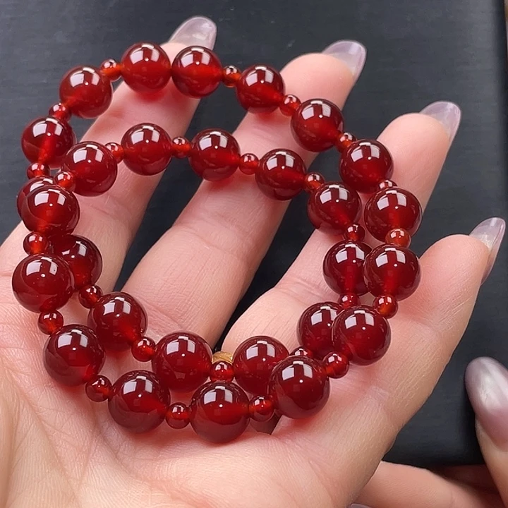 玛瑙/玉髓未镶嵌手镯卡10➕4