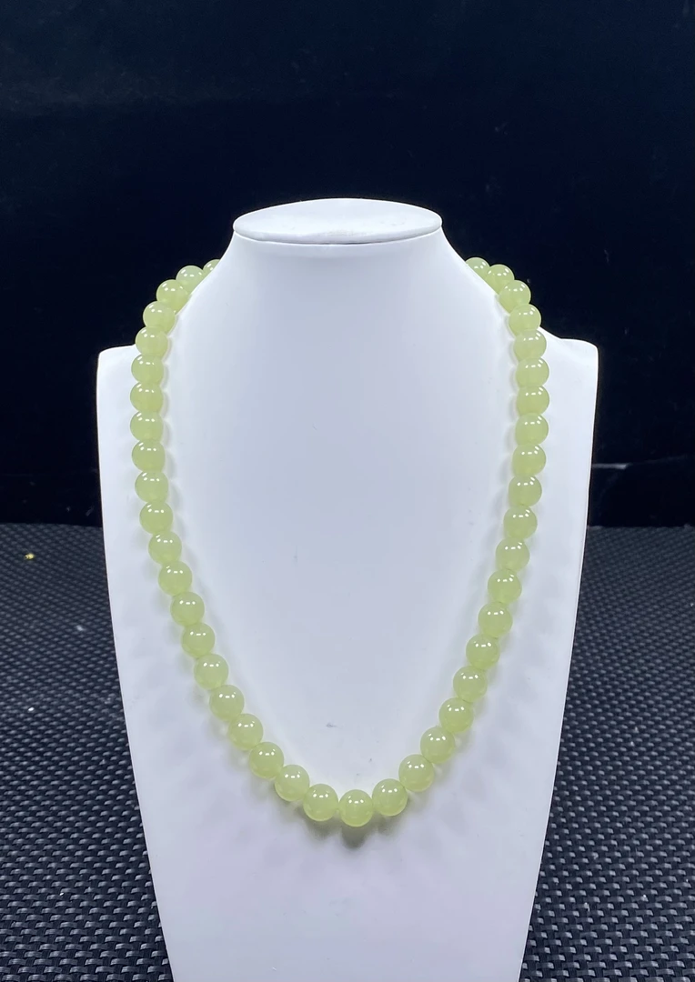 黄色10mm项链发一条K03