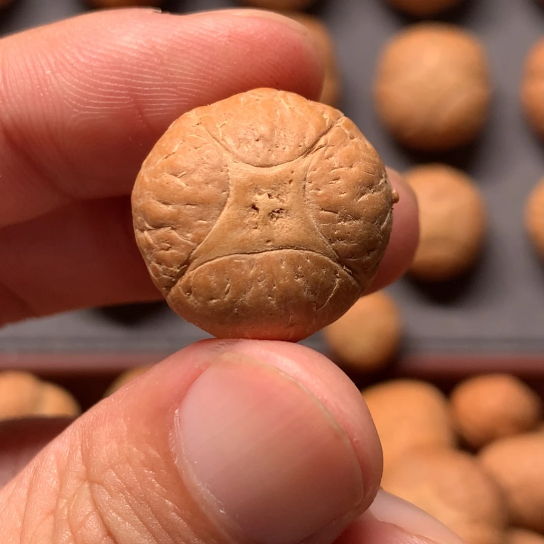 凤眼菩提吊坠20.6mm尼泊尔麒麟，打孔直播间和我说