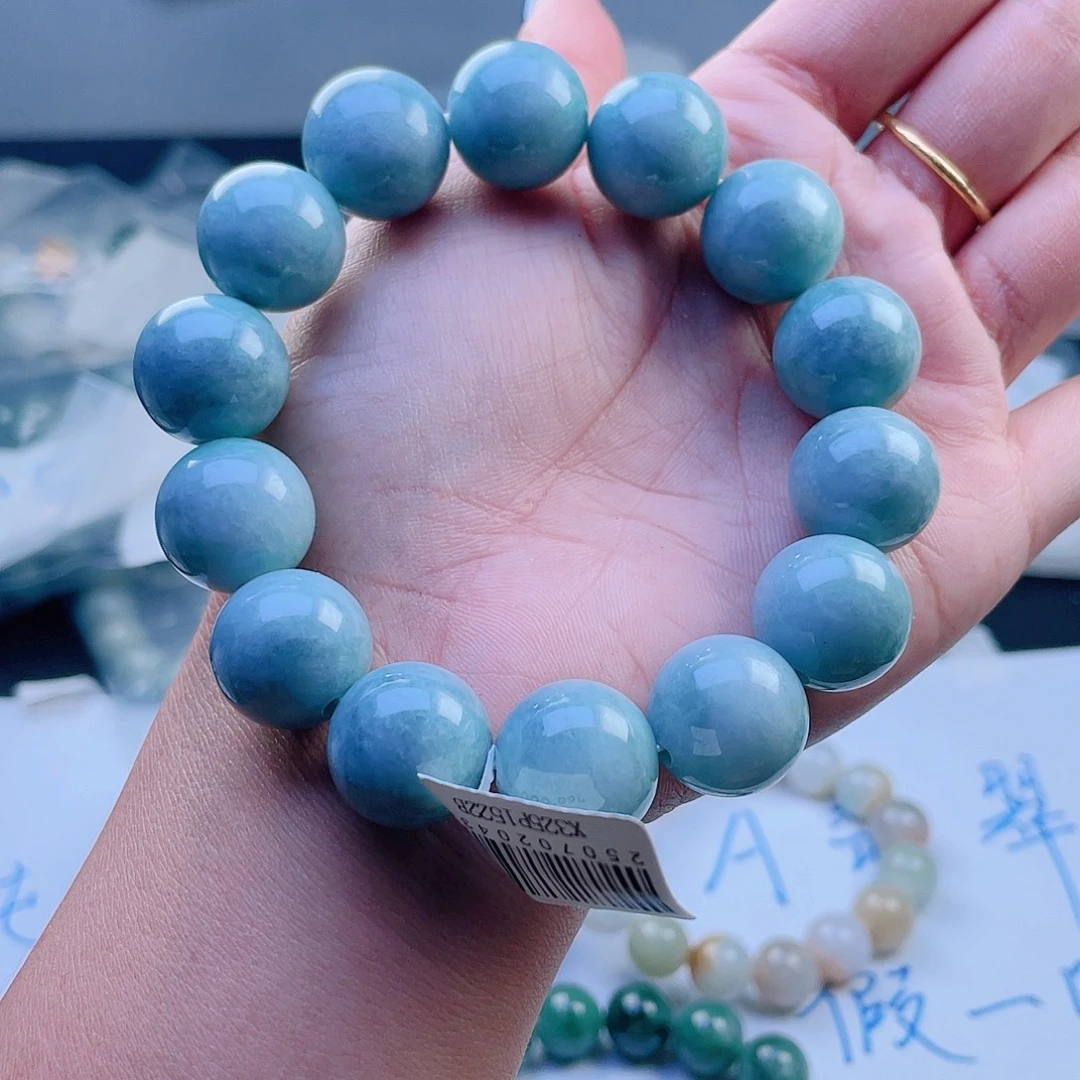 未镶嵌定制翡翠珠串