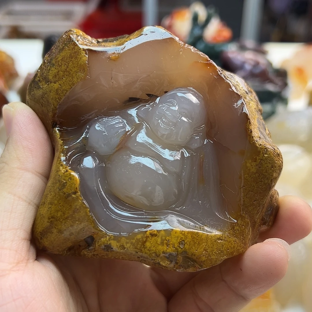 玛瑙/玉髓未镶嵌吊坠(不含链)