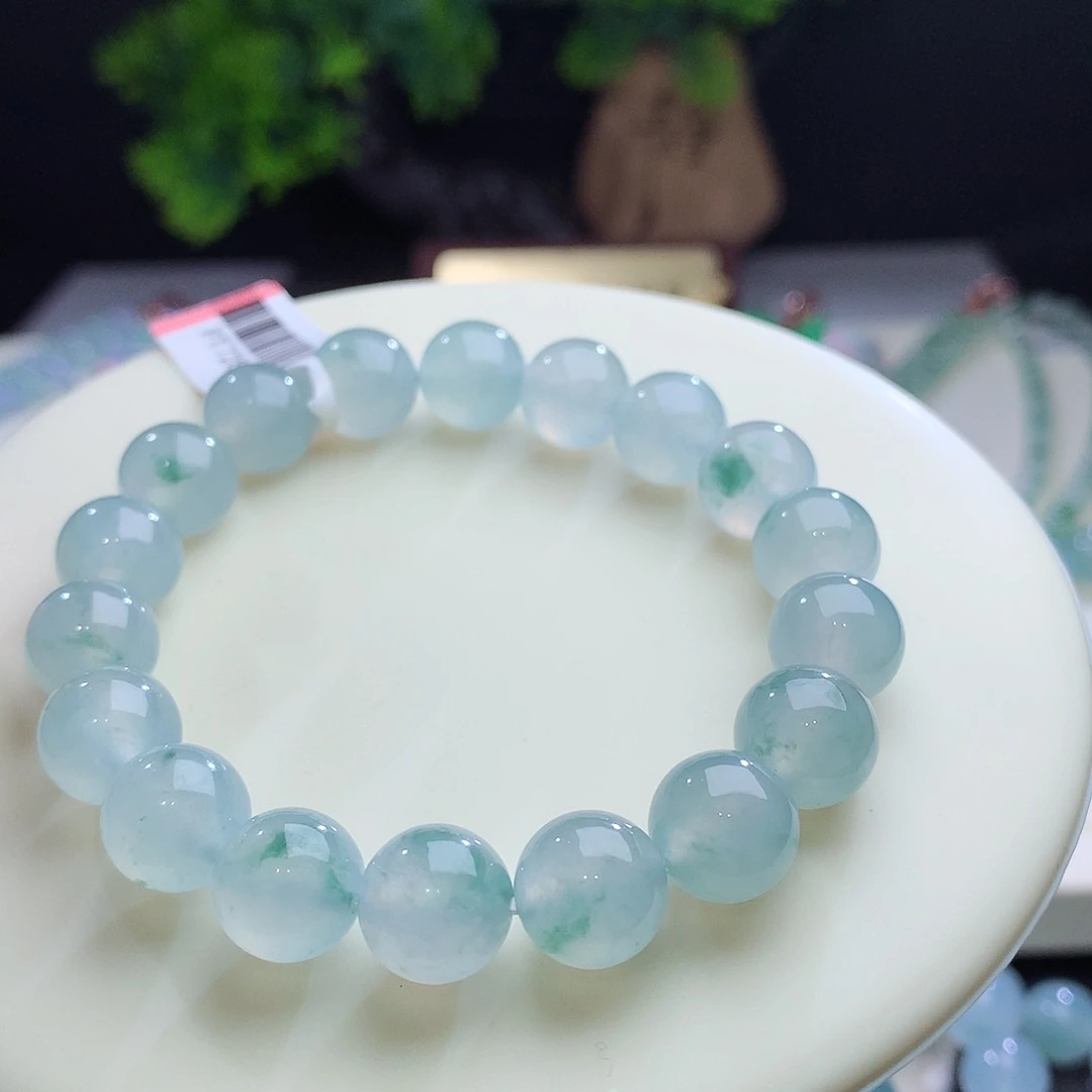 未镶嵌手串翡翠卡12mm