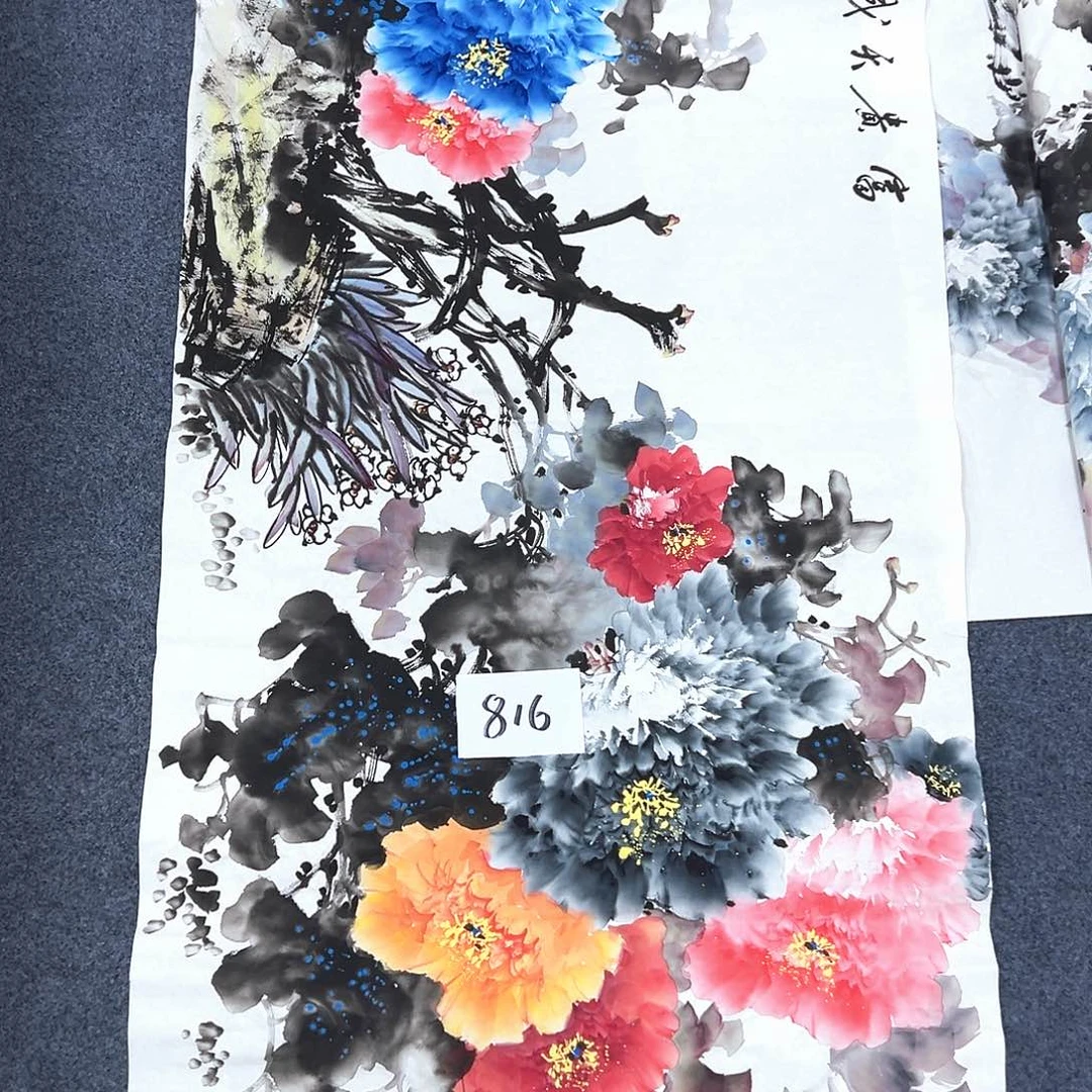 国画国画作品宣纸纯手绘