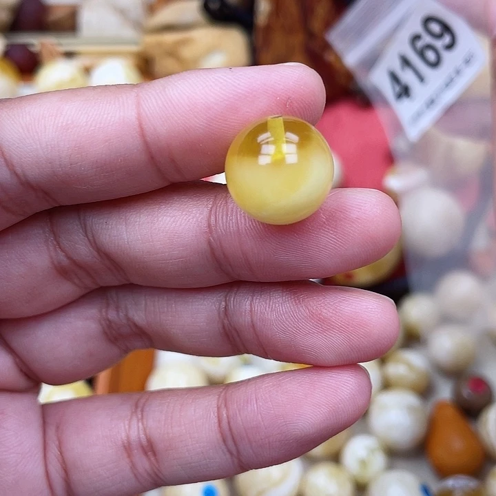 蜜蜡未镶嵌珠宝奇石粉15