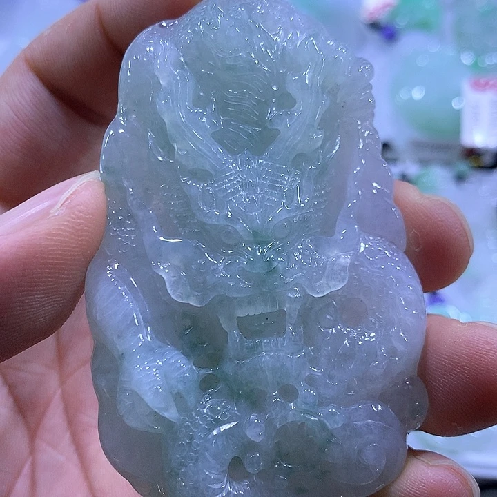 翡翠未镶嵌颈饰天然翡翠A货吊坠