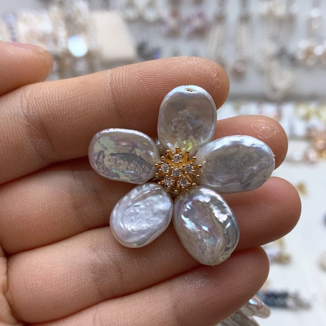 未镶嵌淡水珍珠耳饰