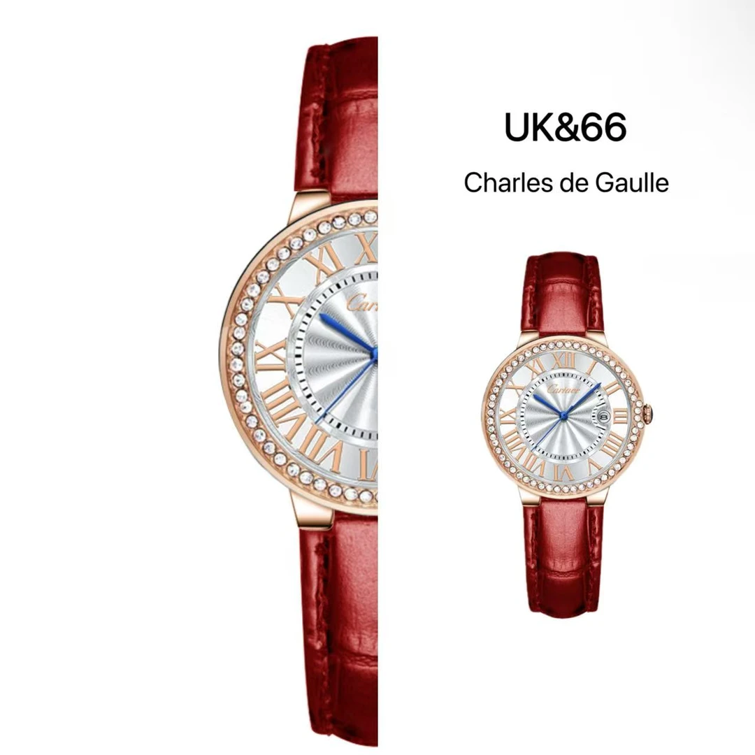 UK&66· 【限定气球】蓝气球带钻 奢华经典名表/33mm/ 玫瑰金 c家