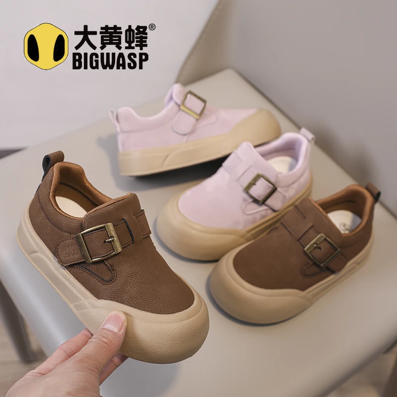 大黄蜂童鞋秋季儿童板鞋2025新款男女童百搭校园勃肯鞋休闲运动鞋