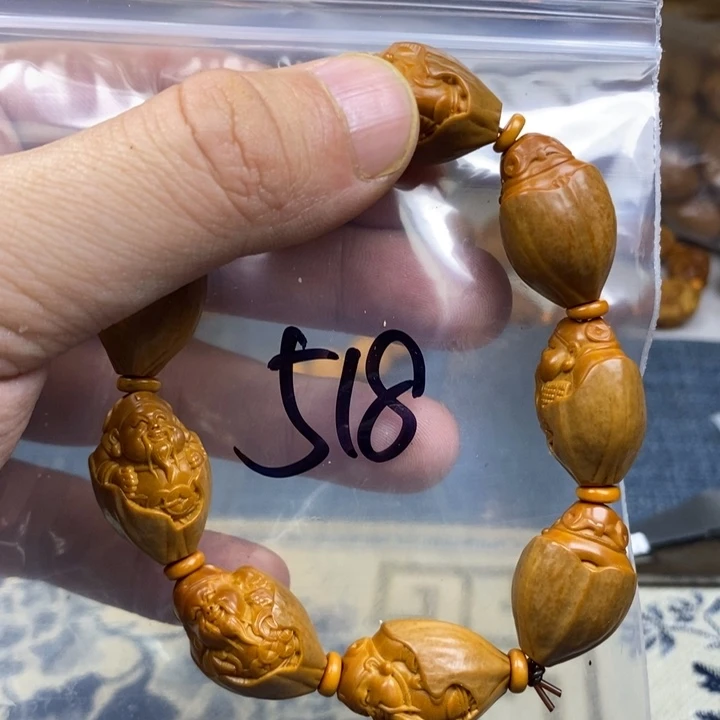 橄榄核手串/手链橄榄核雕工艺手串