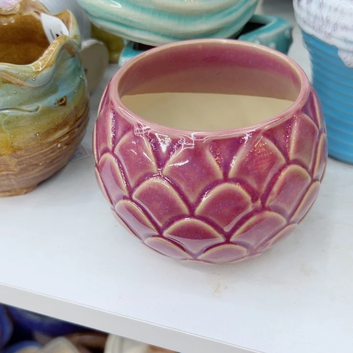 有孔，满10元发货多肉陶瓷花盆