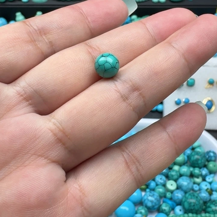 卡8➕绿水草纹圆珠单珠