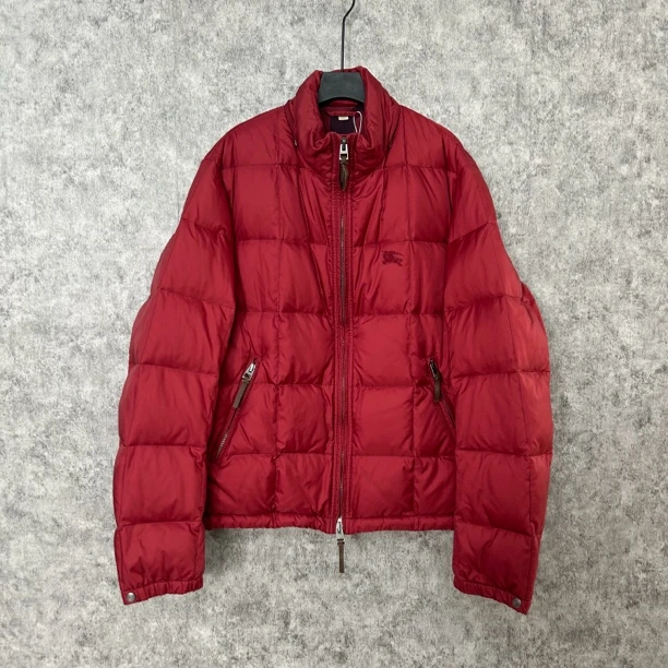 95新 BURBERRY/博柏利 Burberry红色战马羽绒服