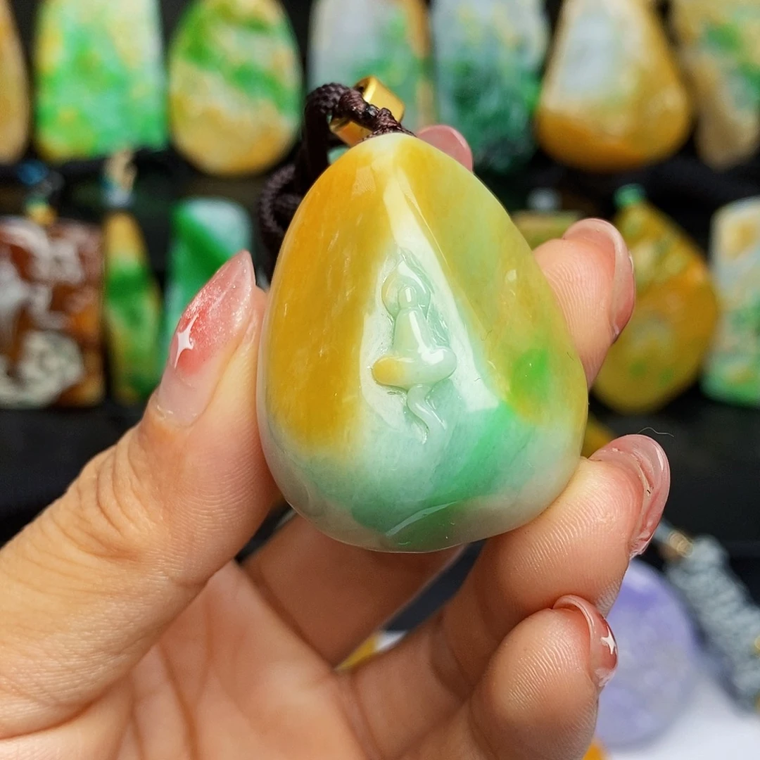 定制翡翠未镶嵌翡翠A货