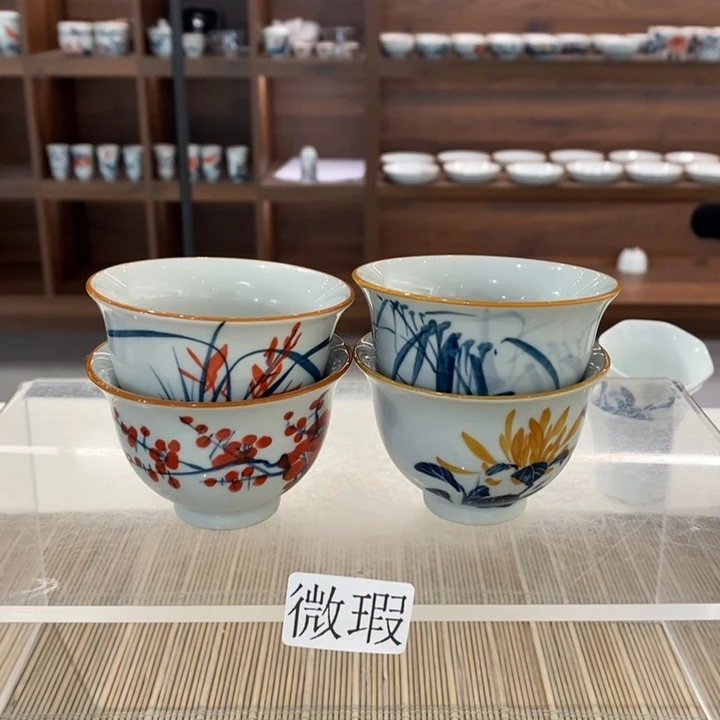 釉下老陶泥手工绘制