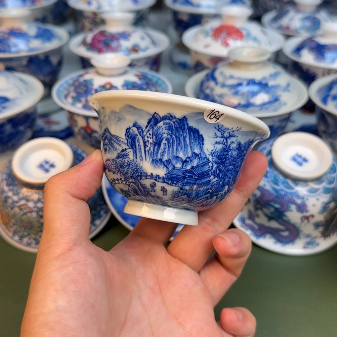 彦祖纯手绘手工茶具164