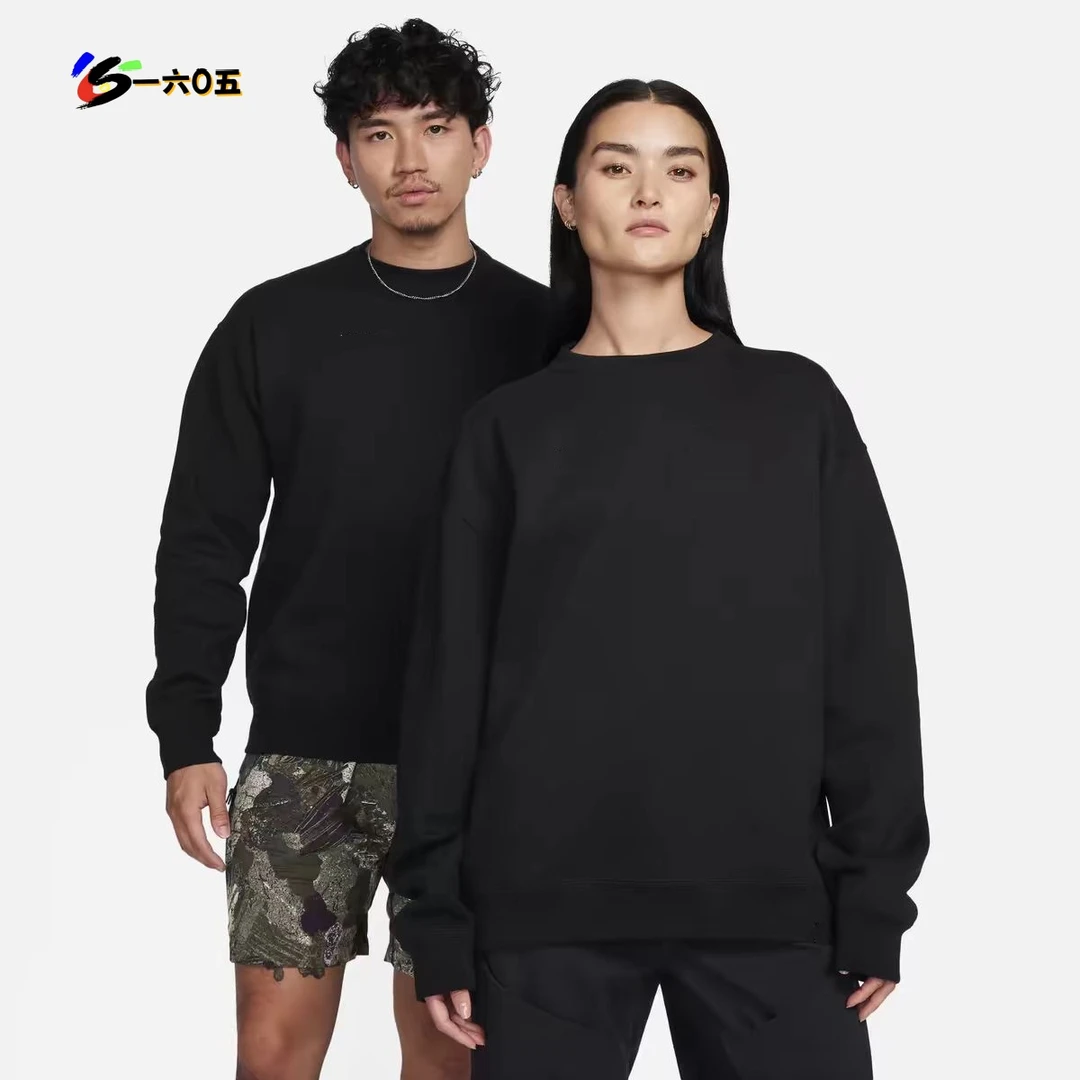 SC24339 秋冬加厚拉绒圆领卫衣男女休闲简约运动绒衫