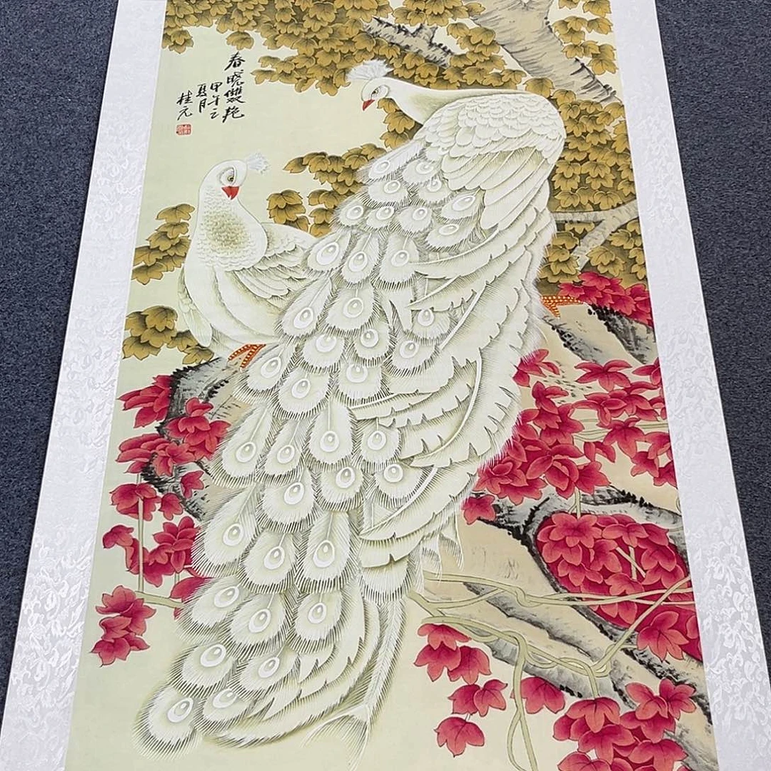 全场国画作品美女放漏