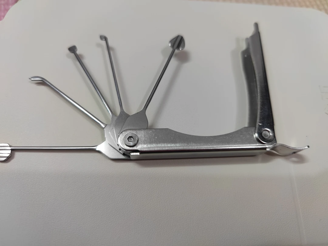 极速风暴折叠不锈钢五件套维修工具柜小锁通用锁芯指纹密码锁挂锁