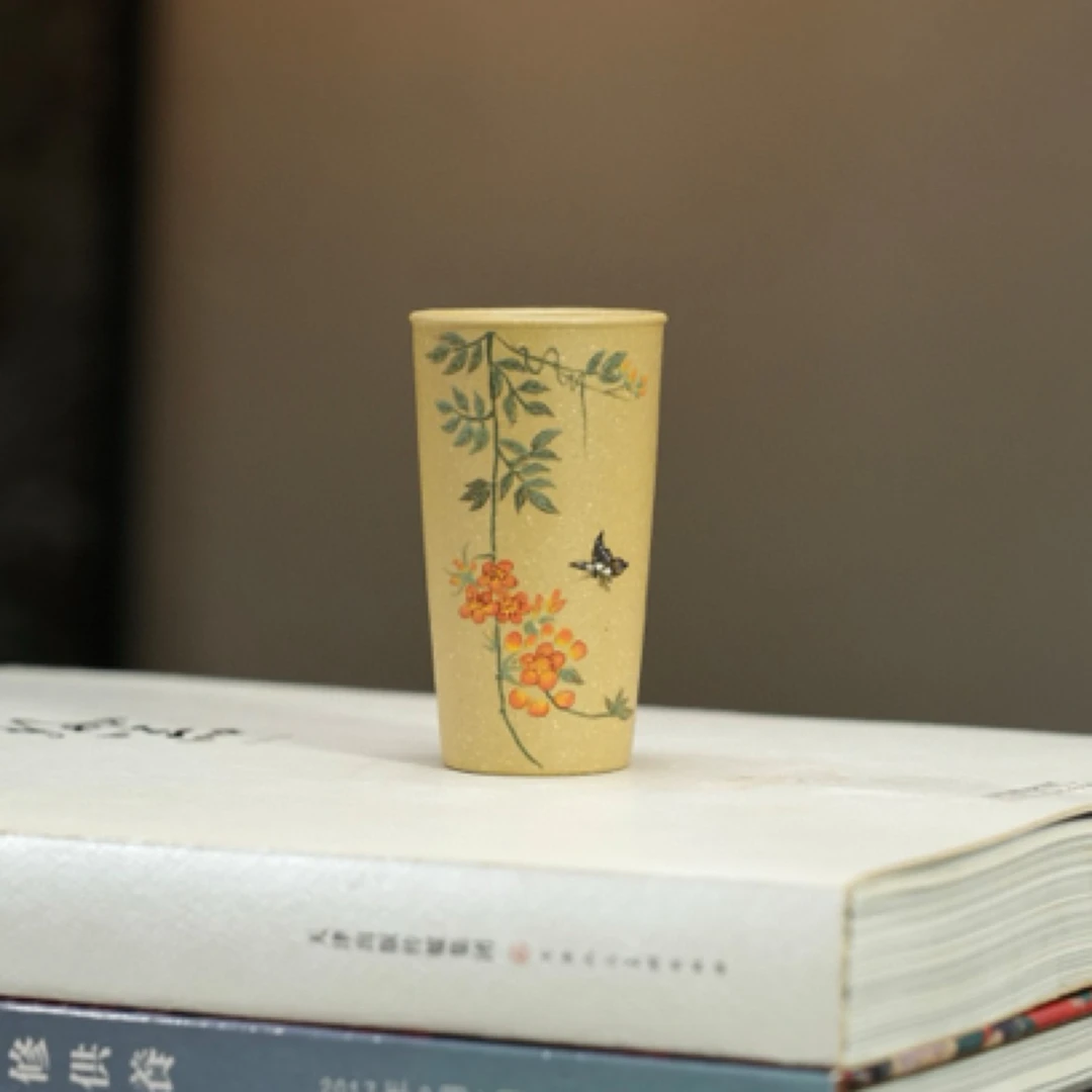 【恋蝶·闻香杯·主人杯】 原矿本山绿泥·50cc（满）