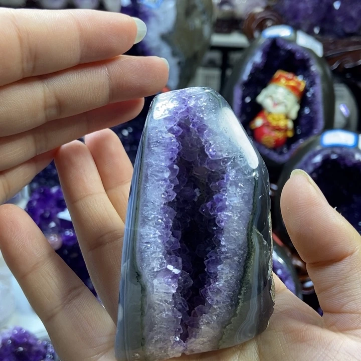 未镶嵌大型摆件（非配饰）紫晶莹