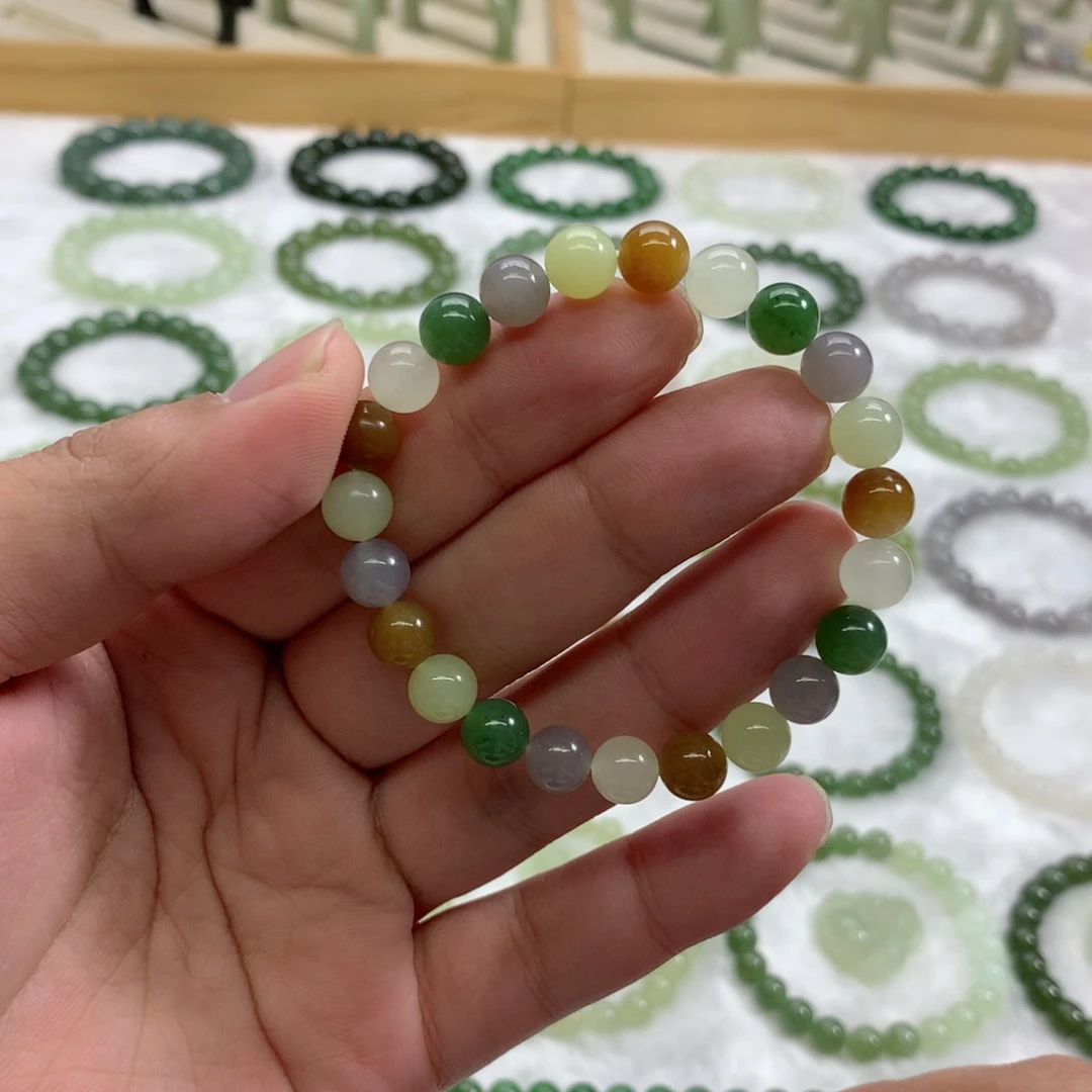 未镶嵌手串和田玉（多宝8）