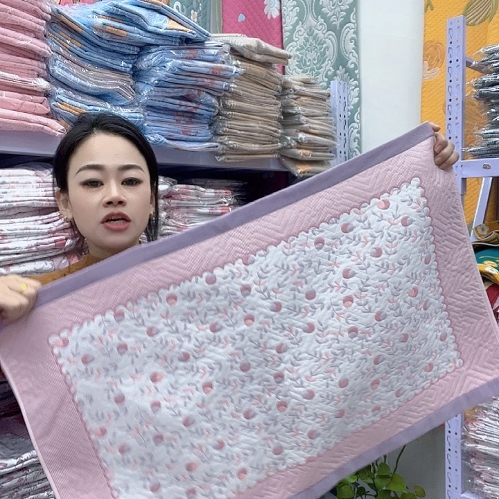 棉 紫色小樱桃纯棉