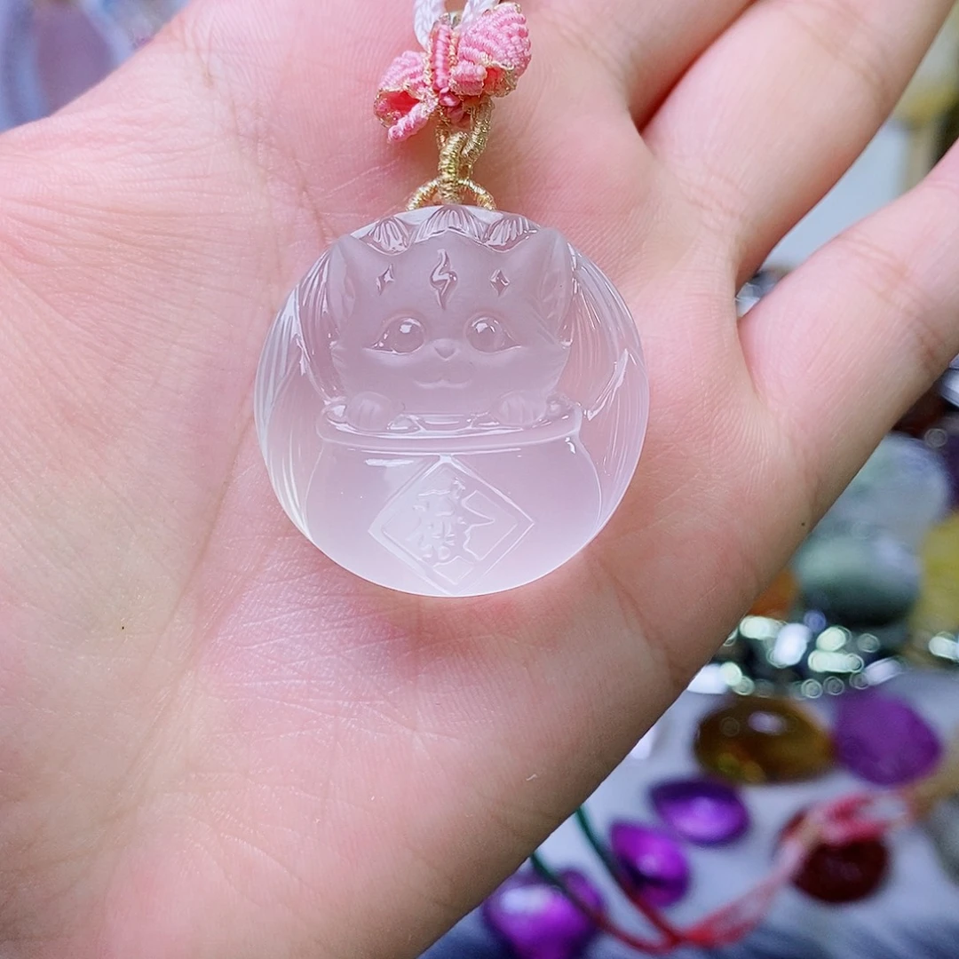 未镶嵌吊坠(赠链)水晶