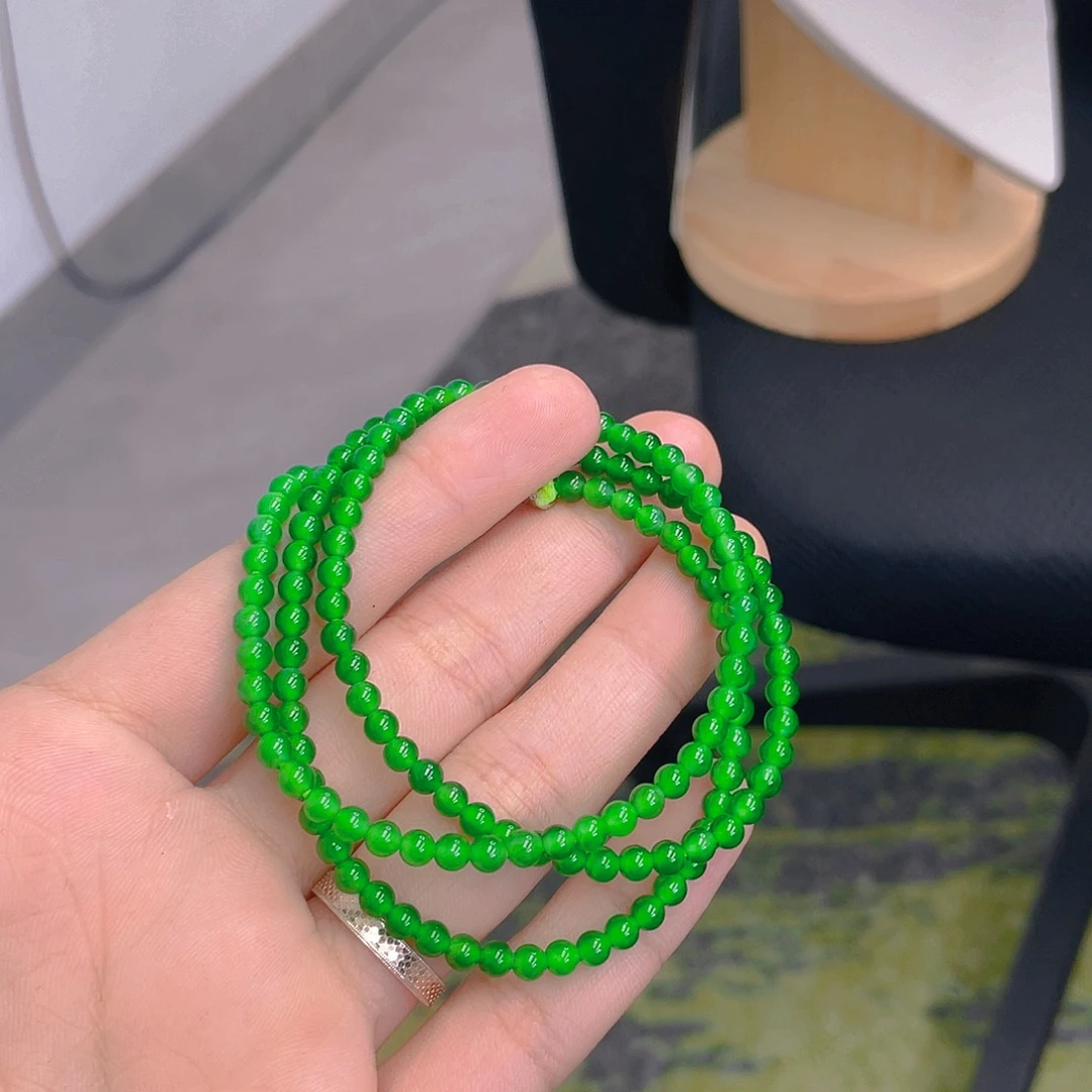 翡翠未镶嵌项链卡4