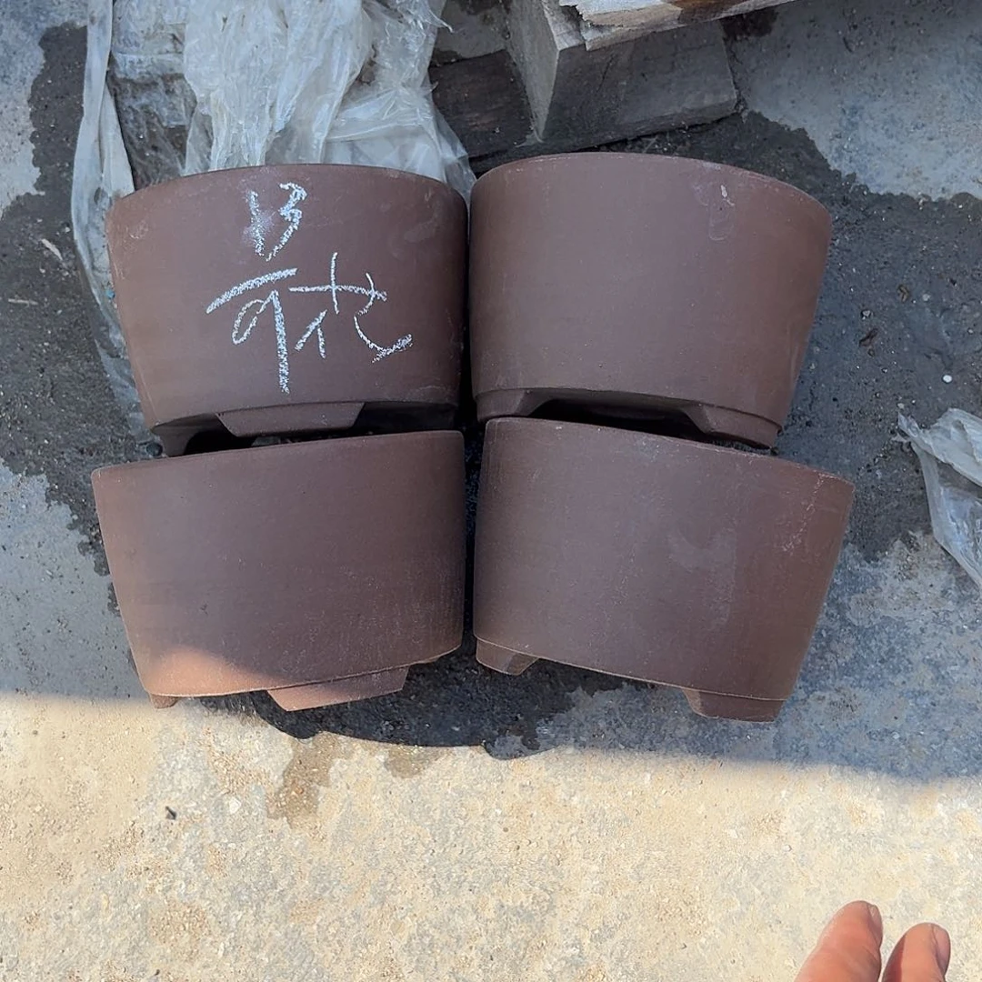 宜兴紫砂花盆，现货发