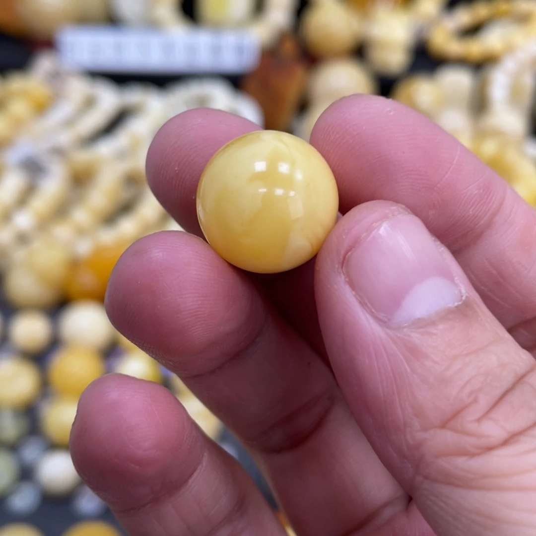 琥珀珠宝奇石未镶嵌15.6mm