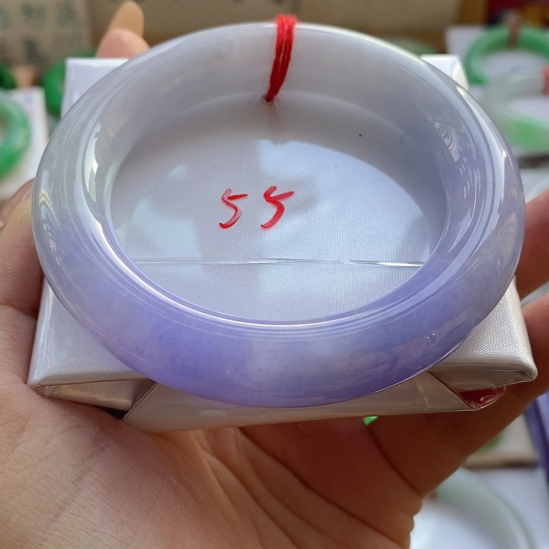 翡翠未镶嵌手镯10号