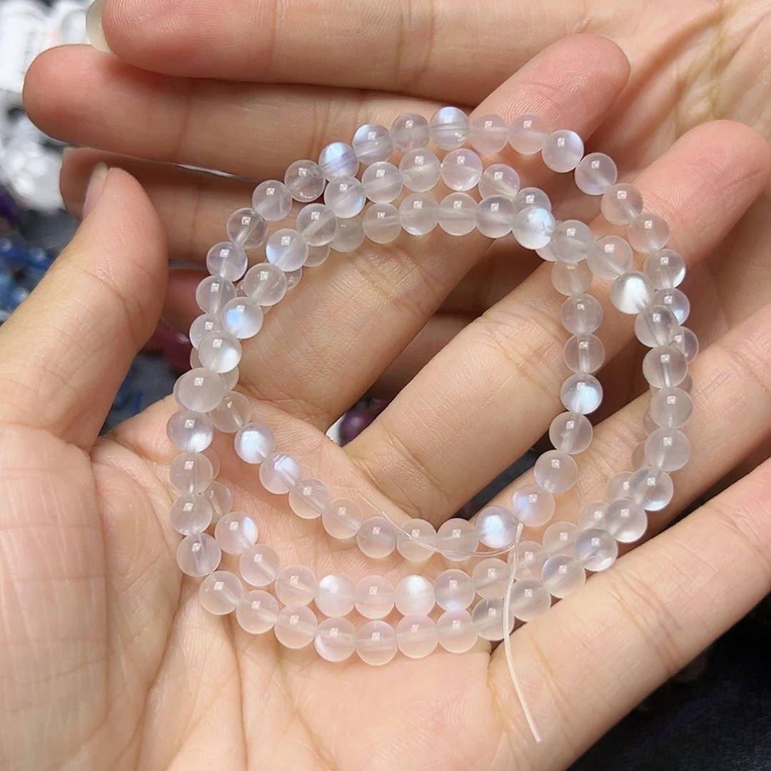 未镶嵌手链月光石多样性发一