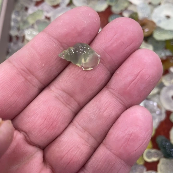 蛇纹石玉合金颈饰